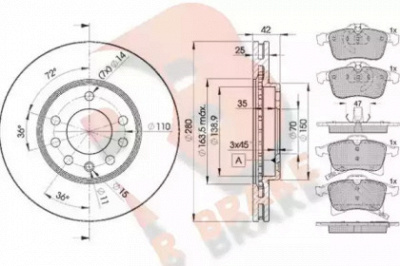 R BRAKE 3r15929060 -  